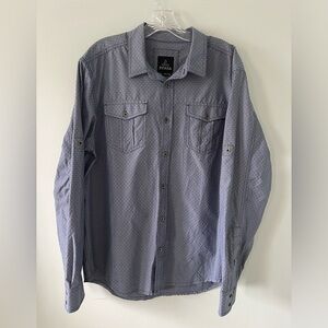Prana Men’s button down shirt like new size large long sleeve